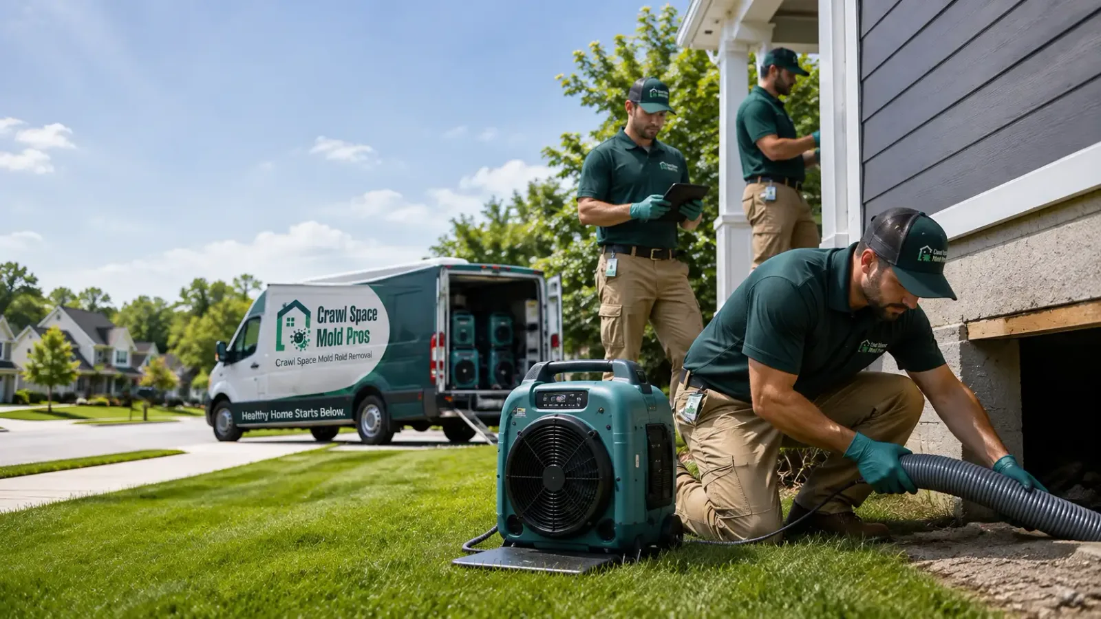 Crawl Space Mold Removal in Olathe, CO